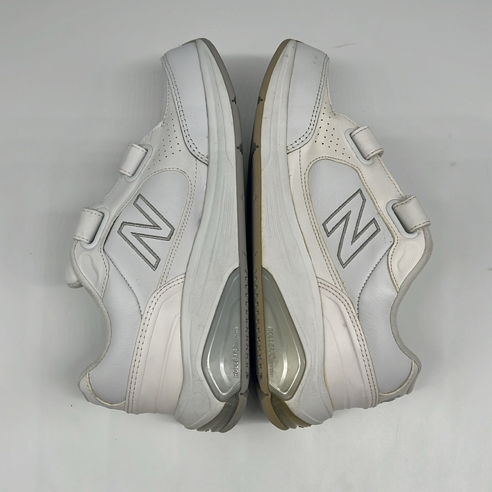 New Balance 928 Women's Hook and Loop‎ White Leather Walking Comfort Shoe 6 - Picture 7 of 12